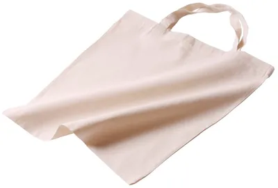 Produktbild von 5 Baumwolltragetasche natur 130 g 38x42 kurzer Henkel