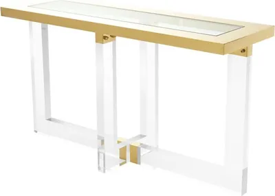 Produktbild von Casa Padrino Konsole / Konsolentisch Gold 140 x 45 x H. 78 cm - Luxus Möbel