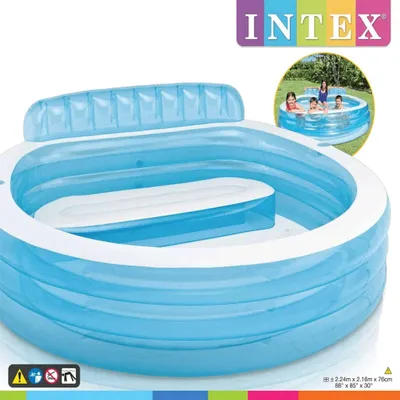Produktbild von INTEX Swim Center Pool Aufblasbar Family Lounge Pool 57190NP