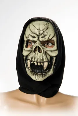Produktbild von Rubies Totenschädelmaske mit Tuch