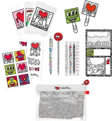 Produktbild von Erik Editores Keith Haring Schreinset Mehrfarbig Mehrfarbig One Size