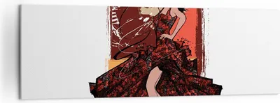 Produktbild von Bild auf Leinwand - Leinwandbild - Tanz Tänzer - 160x50cm - Wand Bild - Wanddeko - Wandbilder - Leinwanddruck - Bilder - Kunstdruck - Wanddekoration - Leinwand bilder - Wandkunst - AB160x50-4123