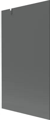 Obrázek produktu pro Mexen Next vanová zástěna 1 křídlo 100 x 150 cm, grafitově černá, Bílá - 895-100-000-00-40-20