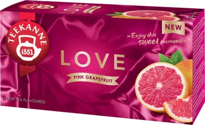 Obrázek produktu pro Teekanne Love ovocně-bylinný čaj pink grapefruit (20ks), 101875
