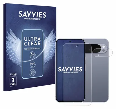 Produktbild von 6x Für Google Pixel 10 Pro XL (Display+Kamera) Schutzfolie Savvies Displayschutz Display Schutz Folie Klar Transparent