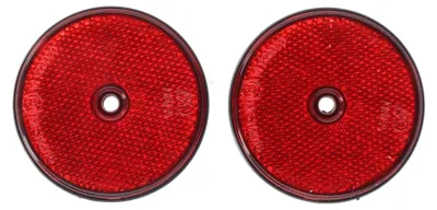 Produktbild von Carpoint Reflektor Rund Ø 70mm Rot 2 Stück