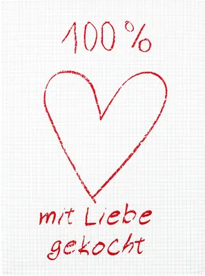 Produktbild von Küchentuch | 50x70 cm | Mit Liebe gekocht