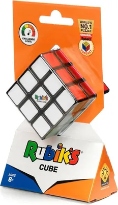 Produktbild von Rubik’s Zauberwürfel, Farbenpuzzle, klassische Herausforderung für Problemlöser, Knobelaufgabe, Fingerspielzeug für Erwachsene und Kinder, Zauberwürfel, 8 Jahr(e)