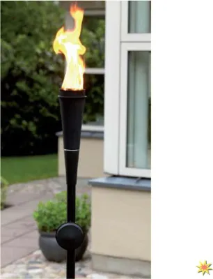 Gartenfackel Schwarz Lampenöl Fackeln kaufen