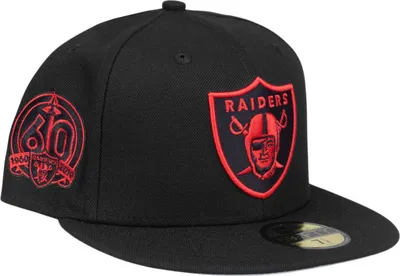 Produktbild von New Era 59Fifty Fitted Cap - 60TH Las Vegas Raiders - 7 1/8