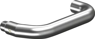 Zdjęcie produktu dla OGRO Profil klamki z otworem część 8100V AL 8mm aluminium F1 kątowy - 90055000075