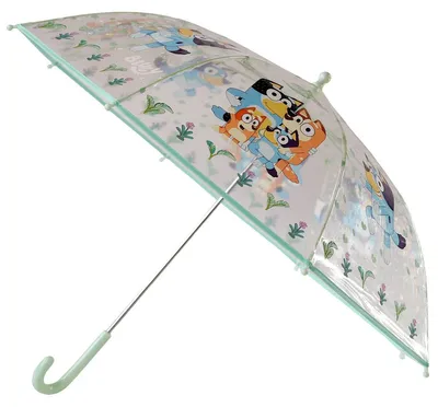 Produktbild von Bluey Transparentes Handbuch Für Kinder Regenschirm Durchsichtig Durchsichtig One Size