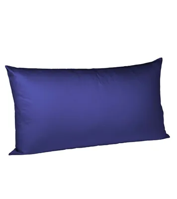 Zdjęcie produktu dla fleuresse Poszewka na poduszkę z satyny Mako Colours Uni 40x80 cm Royal