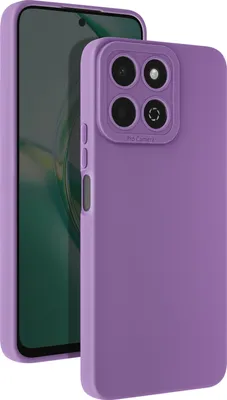 Produktbild von Avizar, Hülle Honor 200 Smart weiches Silikon mit Kamerablock, Violett