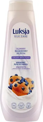 Zdjęcie produktu dla Luksja Silk Care Kremowy Płyn do Kąpieli Jagodowa Babeczka Zapach 900ml