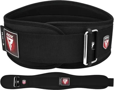 Zdjęcie produktu dla RDX Sports X3 Neoprenowy pas do podnoszenia ciężarów - Czarny - Rozmiar: L