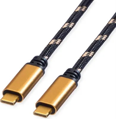Image de ROLINE Câble GOLD USB4 Gen3x2 40Gbit/s C-C ST/ST 100W 1m