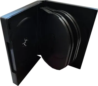 Produktbild von 5x 10fach 10er DVD CD Box Hüllen black