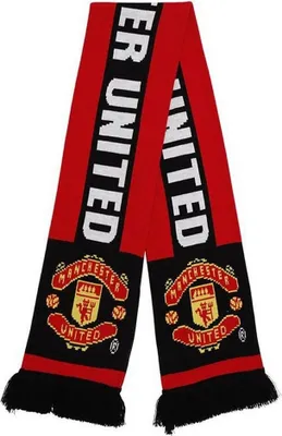 Produktbild von Manchester United FC - Strickschal SG37528 (Einheitsgröße) (Rot/Schwarz/Weiß)