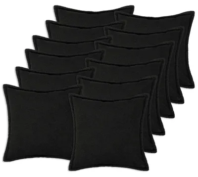 Imagen del producto de vidaXL Funda de cojín, 12 unidades, HOUTEN, color , 50 x 50 cm, tejido bouclé