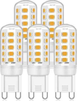 Produktbild von 5er Set G9 LED Lampe 3.5W LED Lampen, 33 LEDs, 3000K Warmweiß, flimmerfrei, 400LM, 360° Abstrahlwinkel