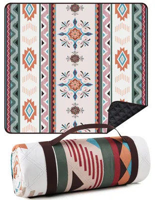 Imagen del producto de Manta de picnic impermeable, de 200 x 200 cm, ligera, ideal para camping