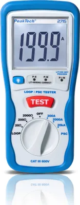 Zdjęcie produktu dla 2715 Cyfrowy tester pętli LOOP/PSC (P 2715)