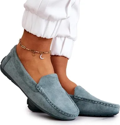 Produktbild von Damen Wildleder Mokassins Mint Morreno 36