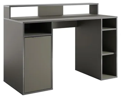 Produktbild von Schreibtisch CAVARO 60 – 1 Tür (125×88,7×55 cm) – Grau Graphit