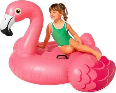 Image de Intex RideOn Flamingo - flotteur/matelas gonflable, 142 x 137 x 97 cm