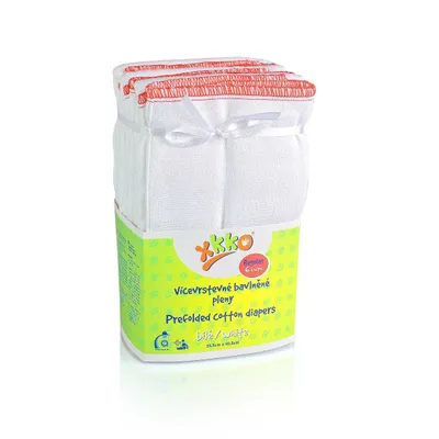 Obrázek produktu pro XKKO Classic Vícevrstvé pleny (4/8/4) BÍLÉ - Regular