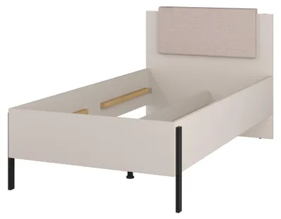 Produktbild von Furniture24 Bett Jukon 24Ksnd34 Bettgestelle 100 X 200 Cm Einzelbett Mit Kopfteil