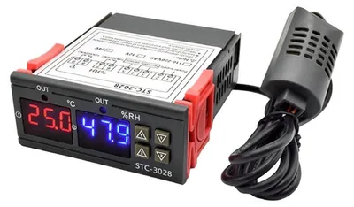 Obrázok produktu pre Termostat teploty a vlhkosti STC-3028 230V -20 - +80°C EUROKOMP E6137