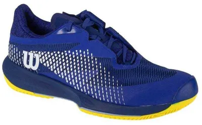 Image de Wilson - Chaussures de tennis « Kaos Swift 1.5 Clay » pour homme PP10356 (47 EU) (bleu/jaune)