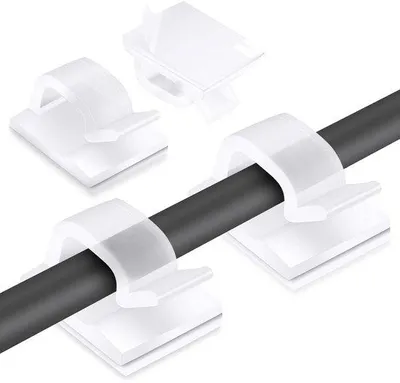 Produktbild von Kabelclips Selbstklebend - 70 Stück für Kabelmanagement und Dekoration