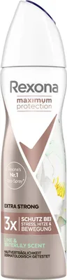 Produktbild von Rexona | Antitranspirant Spray - 150ml - 96h Starker Schutz - Antibakteriell & Wirksam gegen Gerüche - Lime & Waterlily