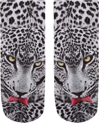 Produktbild von Socken Schnee-Leopard, Strümpfe Socke, Schneeleopard Tier Tiere