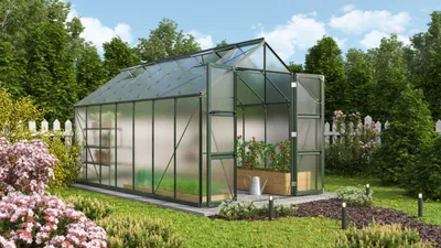 Produktbild von Vitavia Gewächshaus "Domus 11500" smaragd 11,5 m² 4 mm HKP