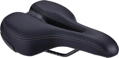 Zdjęcie produktu dla Siodełko BBB Cycling SoftShape Active, 170x265 mm, czarne - komfortowe siodełko do jazdy rekreacyjnej.