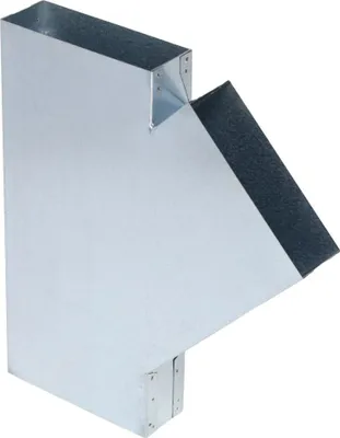 Produktbild von Flachkanal T-Stück 45° 150 x 50 mm
