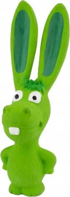 Obrázek produktu pro Zelený pískací latexový oslík 17 cm