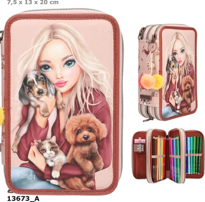 Produktbild von TopModel TOPModel 3 Fach Federtasche FUR EVER FRIENDS