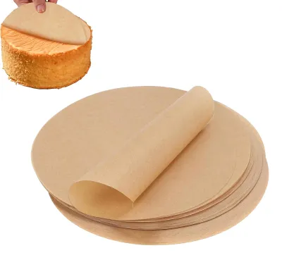 Produktbild von 150 Blatt rundes Backpapier, rundes Antihaft-Backpapier, rundes Backpapier 30 cm, Backpapier für Heißluftfritteusen, hitzebeständig, zur Verwendung in Heißluftfritteusen, Pfannen, für Pizzen, Kuchen, Grills usw.