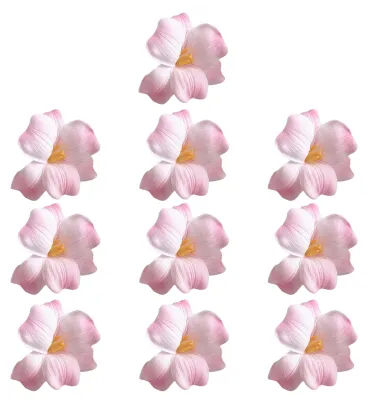 Produktbild von 10 künstliche Phalaenopsis-Blütenköpfe aus Seide, künstliche Orchideenköpfe für Hochzeitssträuße, Dekorationen, DIY-Bastelarbeiten