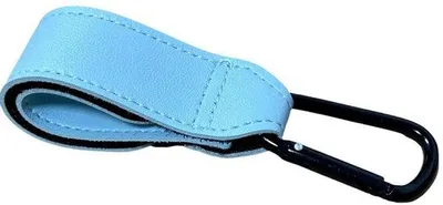 Immagine prodotto di Set ganci per passeggini, 20,3 cm, in pelle, universale