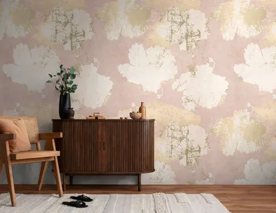 Produktbild von Livingwalls Fototapete Blumen in Rosa, Creme, Beige - hochwertige Vliestapete 39