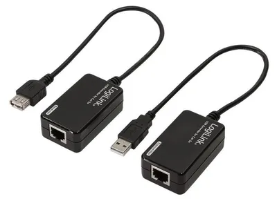 Imagen del producto de LogiLink UA0021D: Kit extensor USB 1.1 para cable de par trenzado