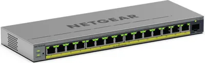 Obrázek produktu pro NETGEAR GS116EPP, Řízený, L2/L3, Gigabit Ethernet (10/100/1000), Podpora napájení po Ethernetu (PoE)