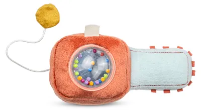 Productafbeelding van Lilliputiens Rammelaar Leeuw - sensorisch babyspeelgoed, vorm van een kettingzaag