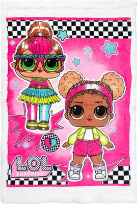 Produktbild von LOL Surprise Kinder-Fleecedecke Coral – Weiche Wärme in 140 x 90 cm